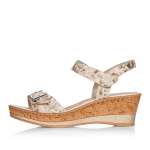 náhled Dámské sandály REMONTE D4754-60 BEIGE KOMBI S0