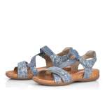náhľad Dámske sandále REMONTE R3257-12 BLAU KOMBI S0