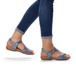 náhľad Dámske sandále REMONTE R3257-12 BLAU KOMBI S0