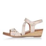 náhled Dámské sandály REMONTE R4462-60 BEIGE KOMBI S0