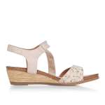 náhled Dámské sandály REMONTE R4462-60 BEIGE KOMBI S0