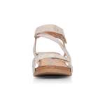 náhled Dámské sandály REMONTE R4462-60 BEIGE KOMBI S0