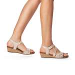 náhled Dámské sandály REMONTE R4462-60 BEIGE KOMBI S0