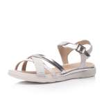 náhled Dámské sandály GEOX GEO-1027662-S0 stříbrná