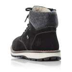 náhľad Pánska členková obuv RIEKER 38411-00 čierna W1