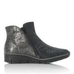 náhled Dámská kotníková obuv RIEKER 73781-00 černá W1