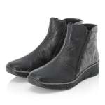 náhled Dámská kotníková obuv RIEKER 73781-00 černá W1