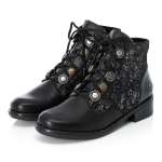 náhled Dámská kotníková obuv RIEKER 77834-00 černá W0