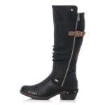 náhled Dámské kozačky RIEKER RIE-10300449-W1 černá