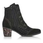 náhľad Dámska členková obuv REMONTE D5471-02 čierna W0