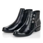 náhľad Dámska členková obuv REMONTE D6881-02 čierna W0