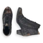 náhľad Dámska členková obuv REMONTE D8794-02 čierna W1