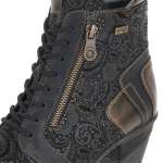 náhľad Dámska členková obuv REMONTE D8794-02 čierna W1