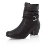 náhled Dámská kotníková obuv RIEKER Y2189-00 černá W0
