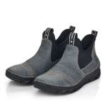 náhľad Dámska členková obuv RIEKER 75064-14 modrá W3