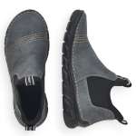 náhľad Dámska členková obuv RIEKER 75064-14 modrá W3