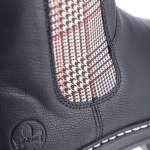 náhľad Dámska členková obuv RIEKER 76190-01 čierna W1