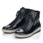 náhľad Dámska členková obuv REMONTE D0773-02 čierna W1