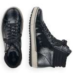 náhľad Dámska členková obuv REMONTE D0773-02 čierna W1