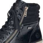 náhľad Dámska členková obuv REMONTE D0773-02 čierna W1