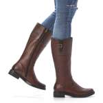 náhled Dámské kozačky REMONTE RIE-10301572-W1 hnědá