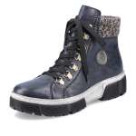 náhled Dámská kotníková obuv RIEKER X8633-14 modrá W1