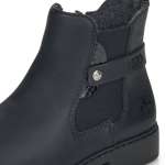 náhľad Dámska členková obuv RIEKER Z6161-00 čierna W1