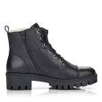 náhľad Dámska členková obuv RIEKER 75722-01 čierna W1