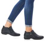 náhled Dámská kotníková obuv RIEKER L3871-00 černá W1