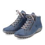 náhled Dámská kotníková obuv RIEKER L7520-14 modrá W1