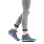 náhled Dámská kotníková obuv RIEKER L7520-14 modrá W1