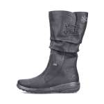 náhled Dámské kozačky RIEKER Z7072-00 černá W4
