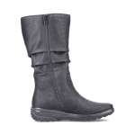 náhled Dámské kozačky RIEKER Z7072-00 černá W4