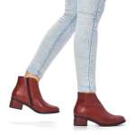 náhled Dámská kotníková obuv REMONTE R8870-35 červená W3