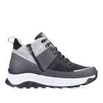 náhled Dámská kotníková obuv RIEKER REVOLUTION W0061-45 šedá W2