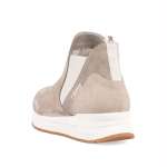 náhľad Dámska členková obuv RIEKER REVOLUTION 40860-64 béžová W2