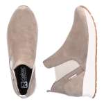 náhľad Dámska členková obuv RIEKER REVOLUTION 40860-64 béžová W2