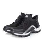 náhled Dámská kotníková obuv RIEKER M9883-00   BLACK COMBINATION   H/W4
