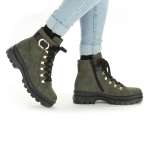 náhled Dámská kotníková obuv RIEKER X9023-54 zelená W3