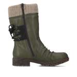 náhled Dámské kozačky RIEKER Z4756-55 zelená W2