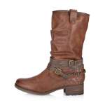 náhled Dámské kozačky MUSTANG 1229605-307 hnědá W4