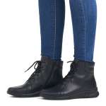 náhled Dámská kotníková obuv RIEKER N2104-00 černá W3