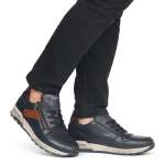 náhled Pánské polobotky RIEKER 15103-14 modrá W3