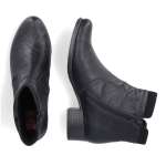 náhľad Dámska členková obuv RIEKER 78660-00 čierna W3