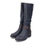 náhled Dámské kozačky RIEKER 91694-14 modrá W3