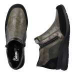 náhled Dámská kotníková obuv RIEKER L4851-52 zelená W3