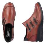 náhled Dámská kotníková obuv RIEKER L4853-38 hnědá W3