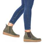 náhled Dámská kotníková obuv REMONTE R7994-54 zelená W3