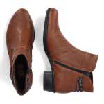 náhled Dámská kotníková obuv RIEKER Y0784-22 hnědá W3