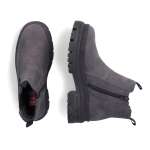 náhled Dámská kotníková obuv RIEKER Y9354-45 šedá W3